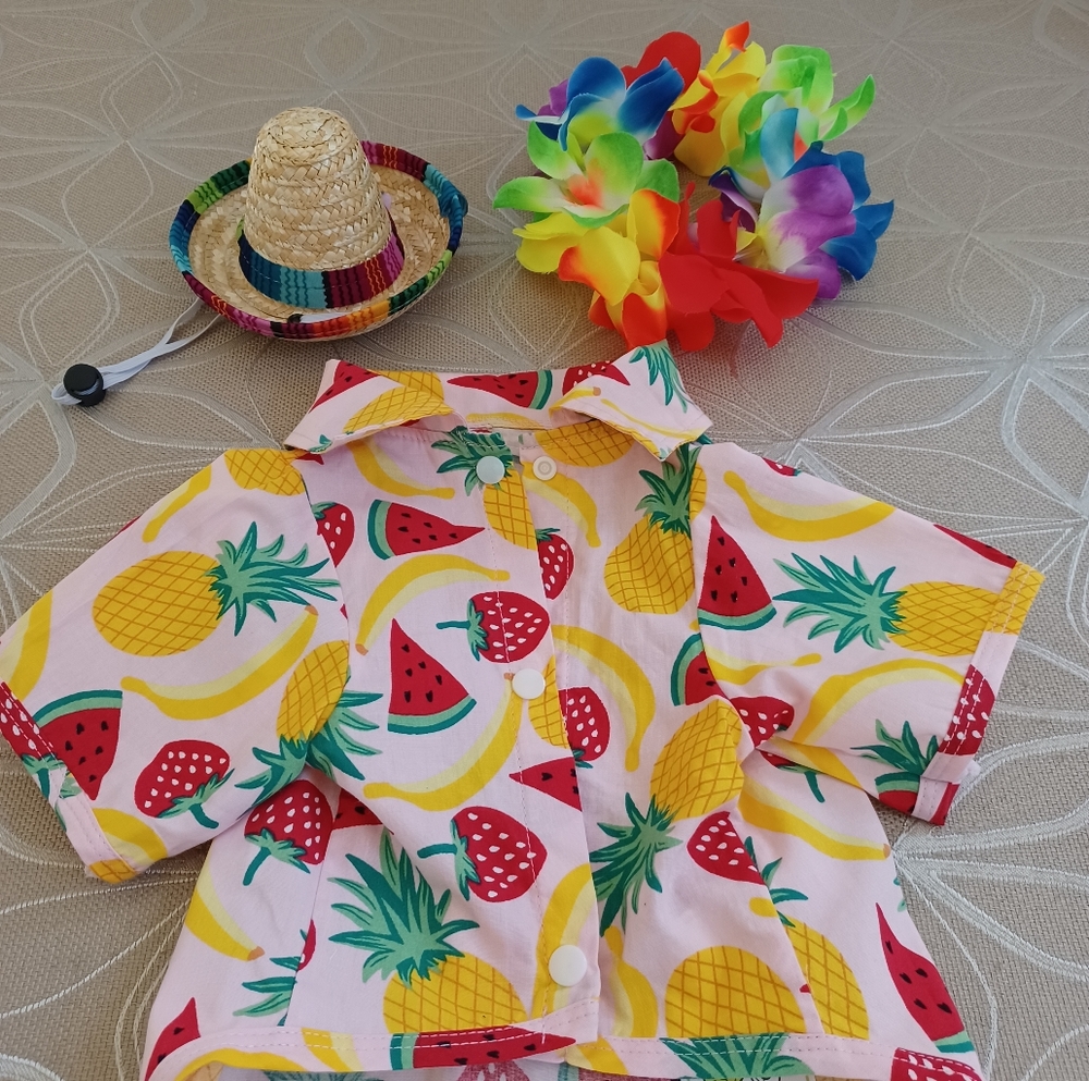 NWT Tropical Dog Outfit!
